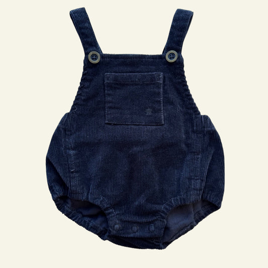 Jamie Kay black cord romper size 0-3m
