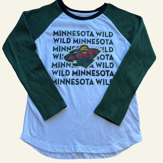 NHL Minnesota long sleeve shirt size 7/8