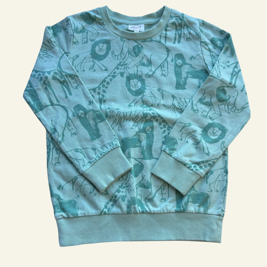 Seed green animal jumper size 7