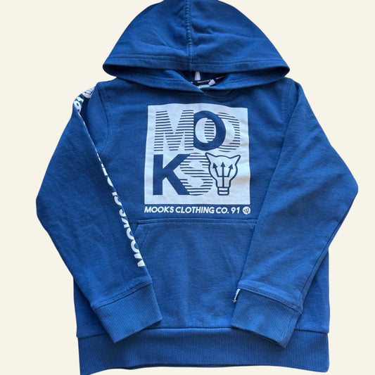 Mooks navy hoodie size 7