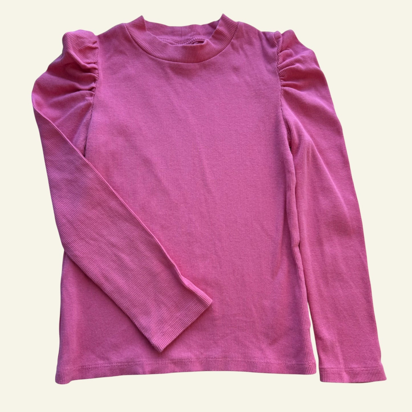 Seed pink long sleeve with shoulder detail size 7
