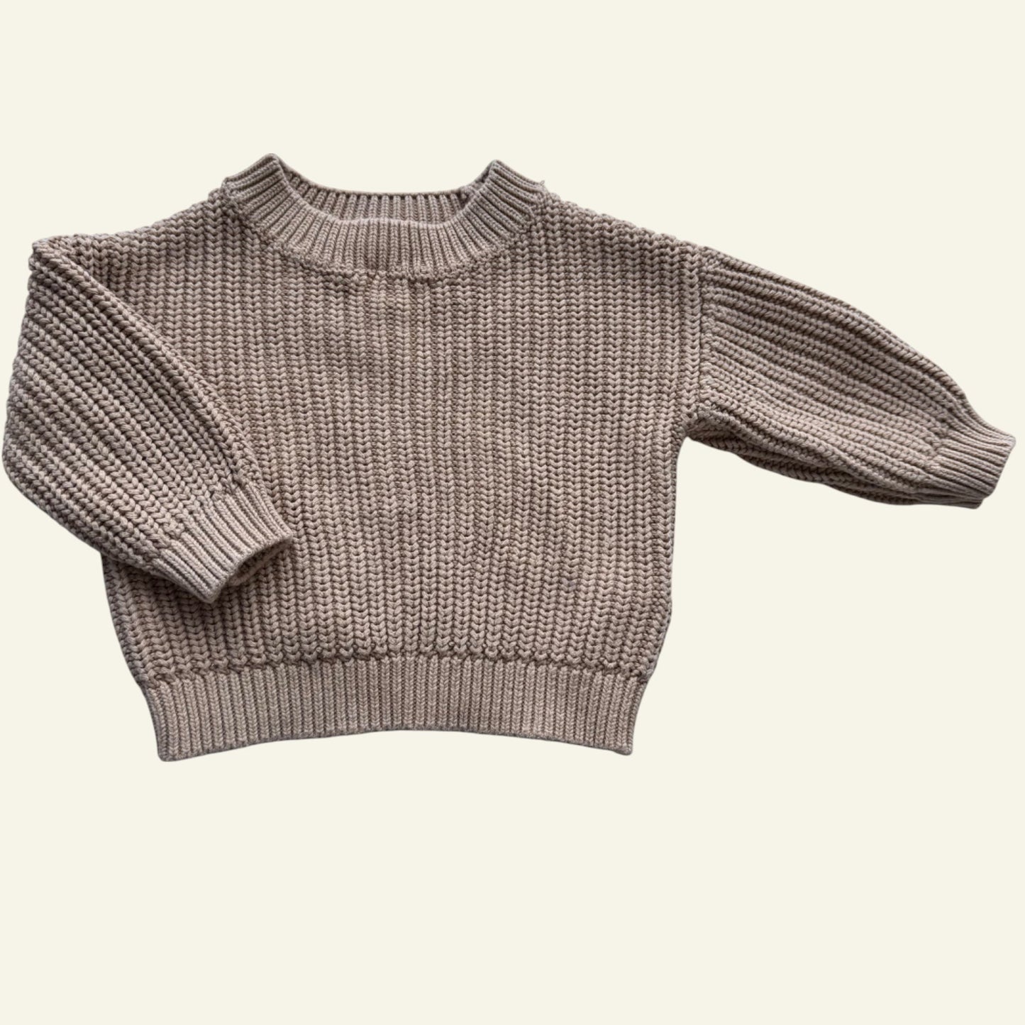 Dymples beige knit jumper size 00