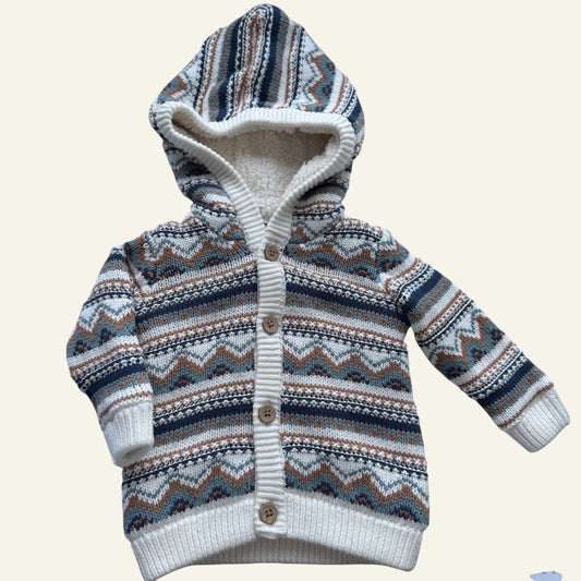 Anko colourful hooded lined jacket BNWT size 00
