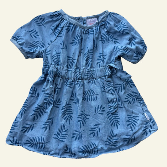 Sprout blue leaf dress size 0