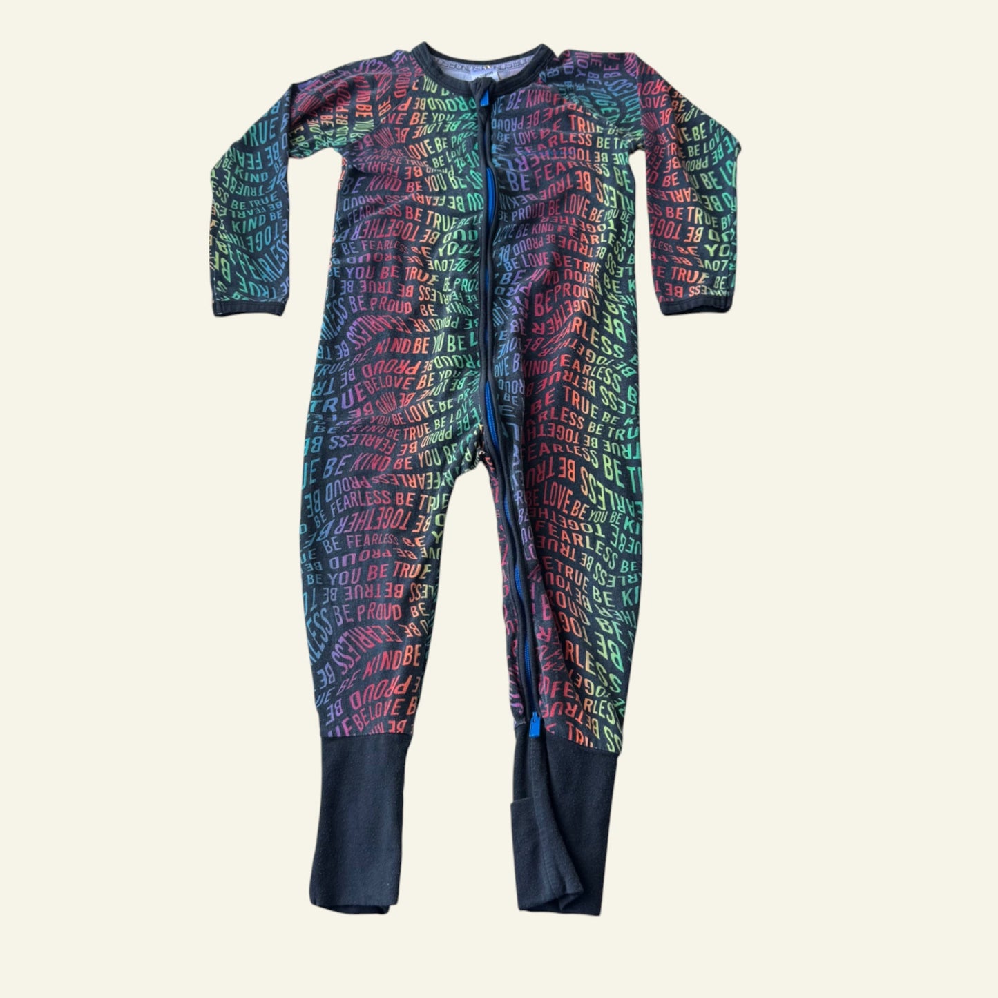 Bonds rainbow be yourself wondersuit size 2