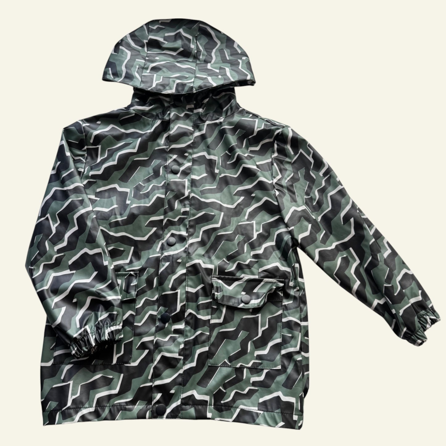 Piping Hot raincoat size 5 (name on hood and tag)