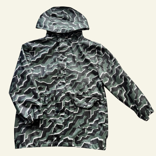 Piping Hot raincoat size 5 (name on hood and tag)