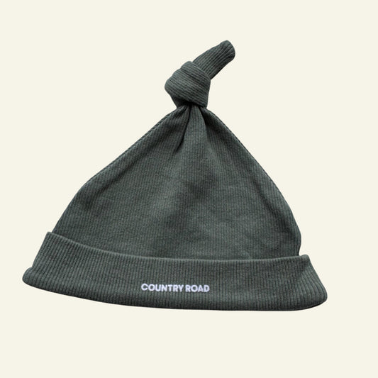 Country Road olive green beanie OS
