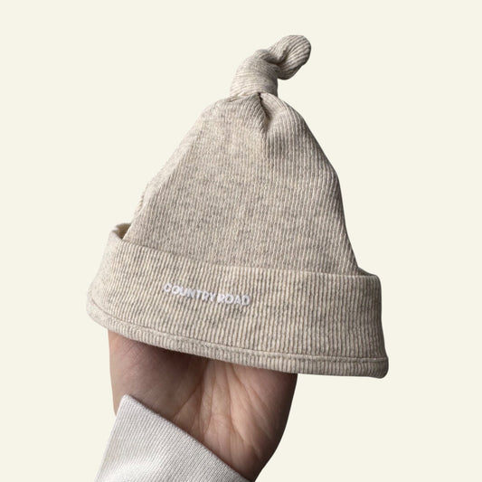 Country Road grey marle beanie OS