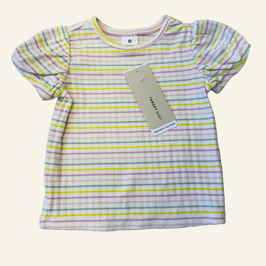 Target striped t-shirt (brand new) size 00