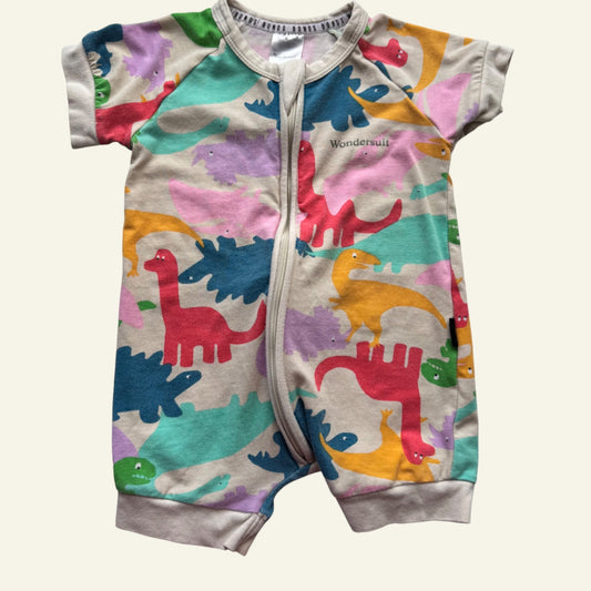 Bonds rainbow dino wondersuit size 00