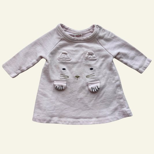 Seed pink kitty cat top size 000