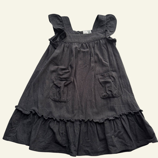 Cotton On black frill dress size 4