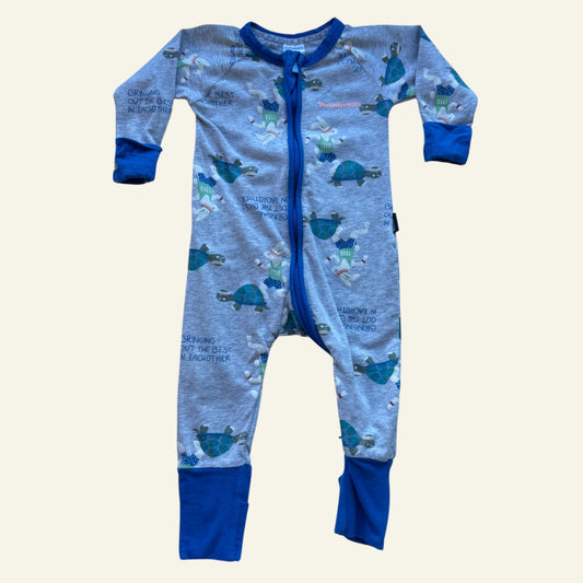 Bonds grey rabbit and the hare wondersuit size 00