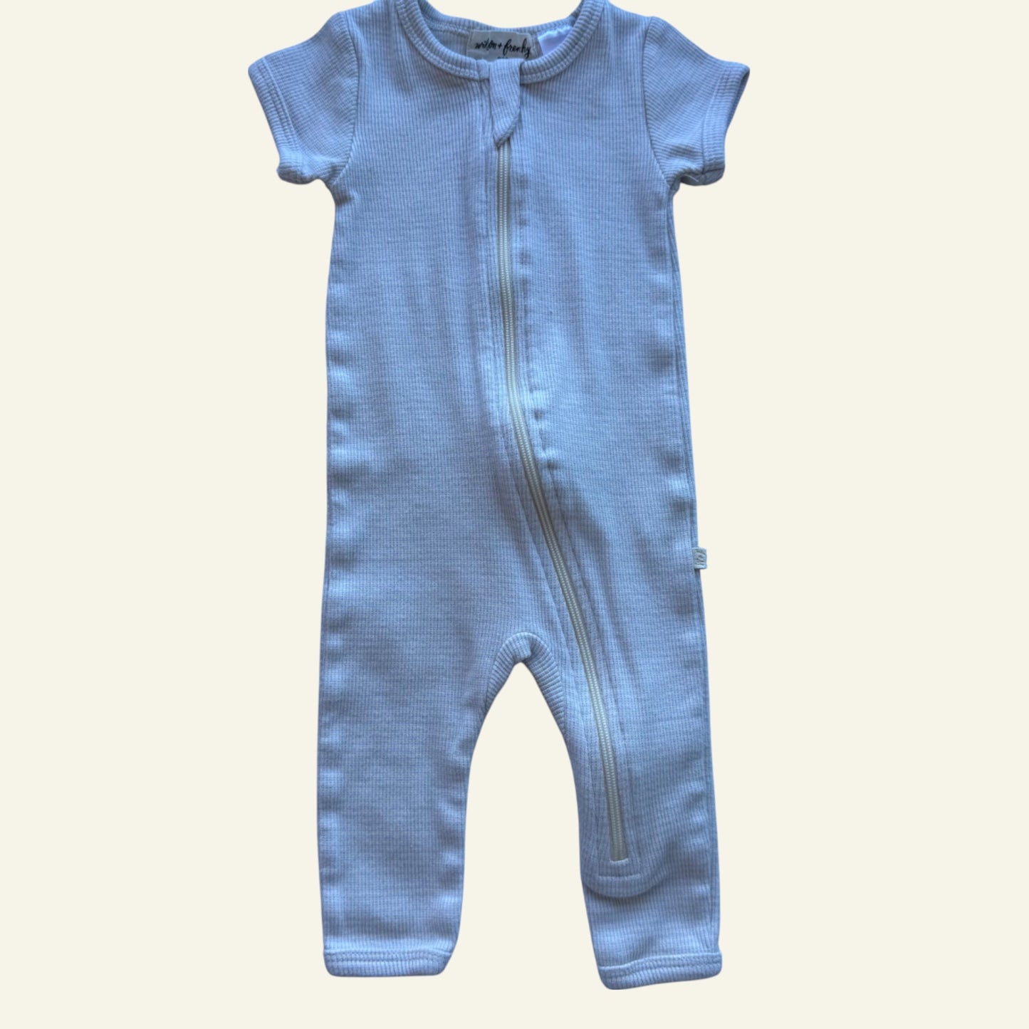 Wilson & Frenchy blue stripe onesie size 000