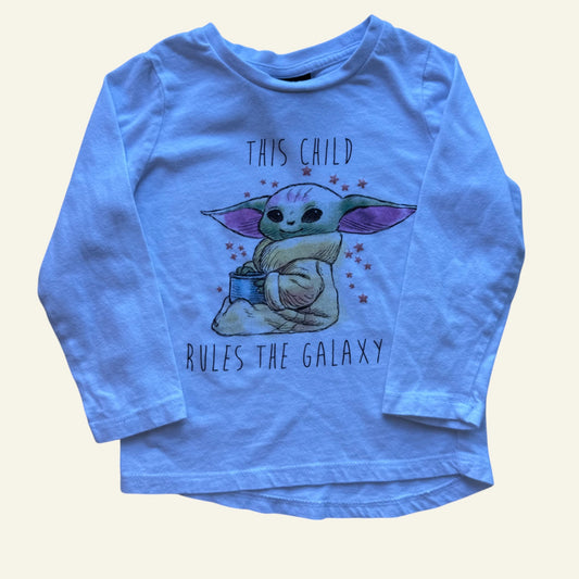 Star Wars baby yoda tshirt size 3