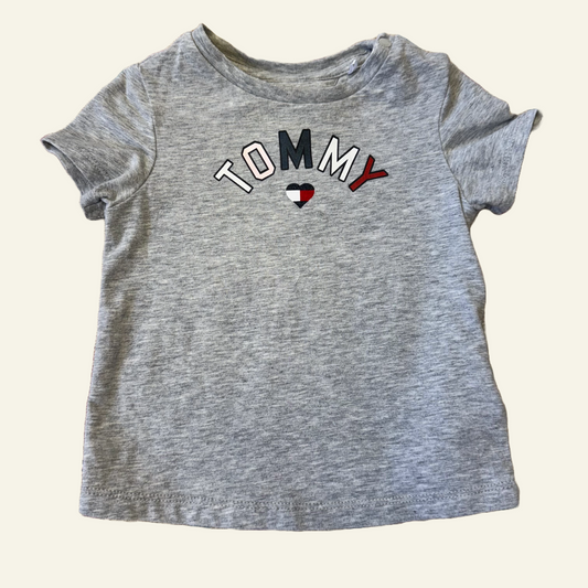 Tommy Hilfiger grey Tommy shirt size 6-9 months