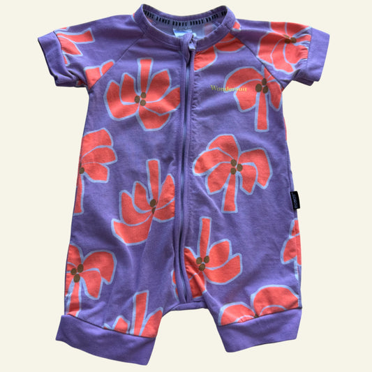 Bonds purple and orange tree wondersuit size 00