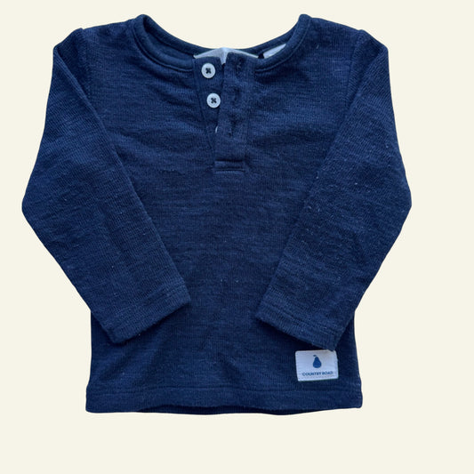 Country Road navy long sleeve top size 000