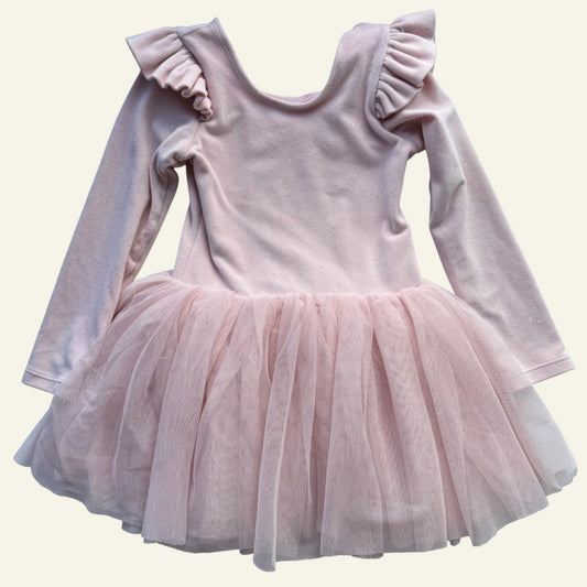 Petite Estate pink glitter tutu dress size 3