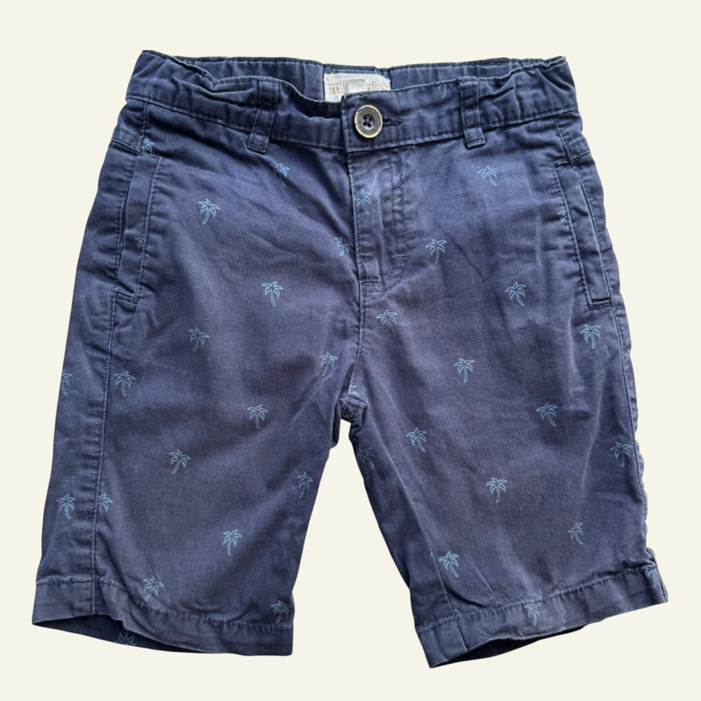 Milkshake navy palm tree shorts size 5