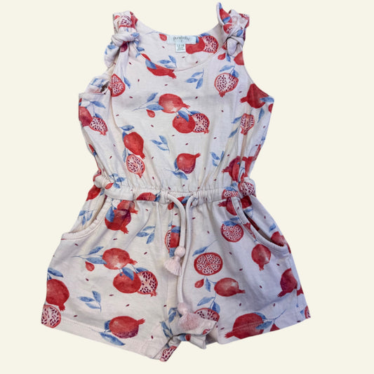 Purebaby pink pomegranate jumpsuit size 1