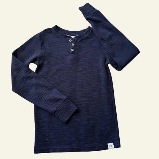 Country Road navy henley top size 10