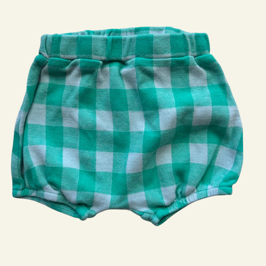 Seed green check shorts size 000