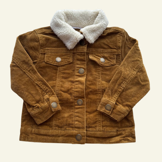 Jamie Kay brown cord jacket size 2