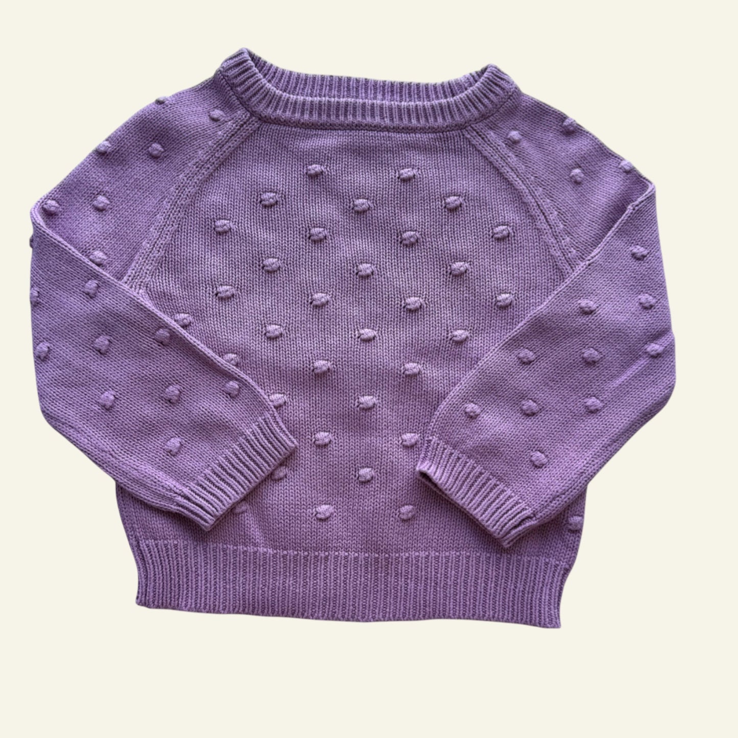 Jamie Kay purple bobble knit jumper size 2