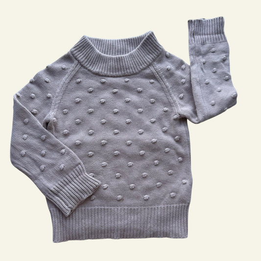 Jamie Kay beige bobble knit jumper size 2