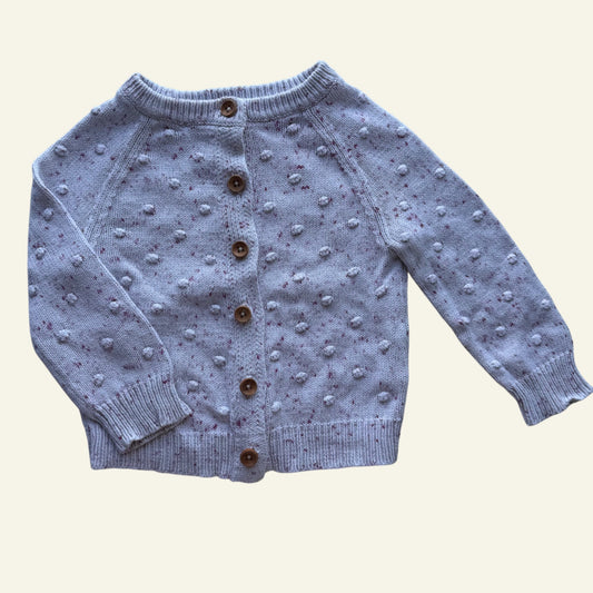 Jamie Kay pink fleck knit cardigan size 1