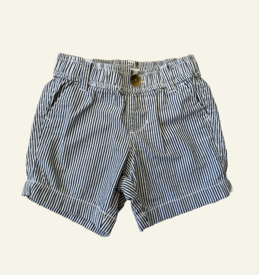 Country Road blue and white stripe shorts size 00
