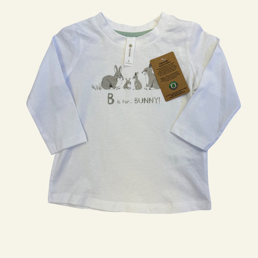 Dymples bunny white long sleeve size 0
