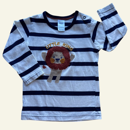 Ollies Place lion striped top size 1