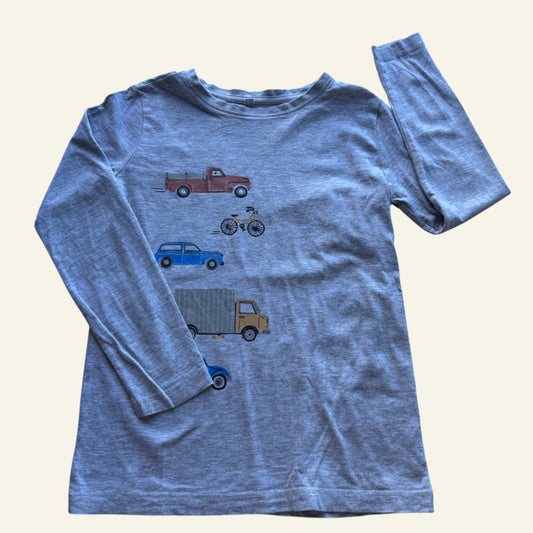 Anko grey vehicle long sleeve top size 6