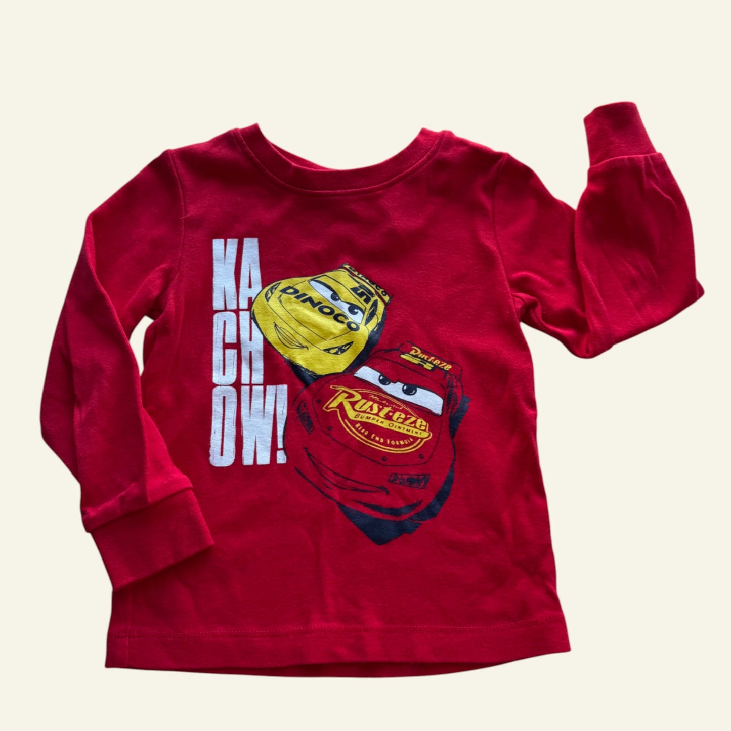 Target Cars red long sleeve top size 2