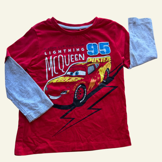 Target Lightening McQueen long sleeve top size 2