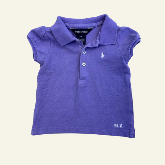 Ralph Lauren purple frill t-shirt size 1