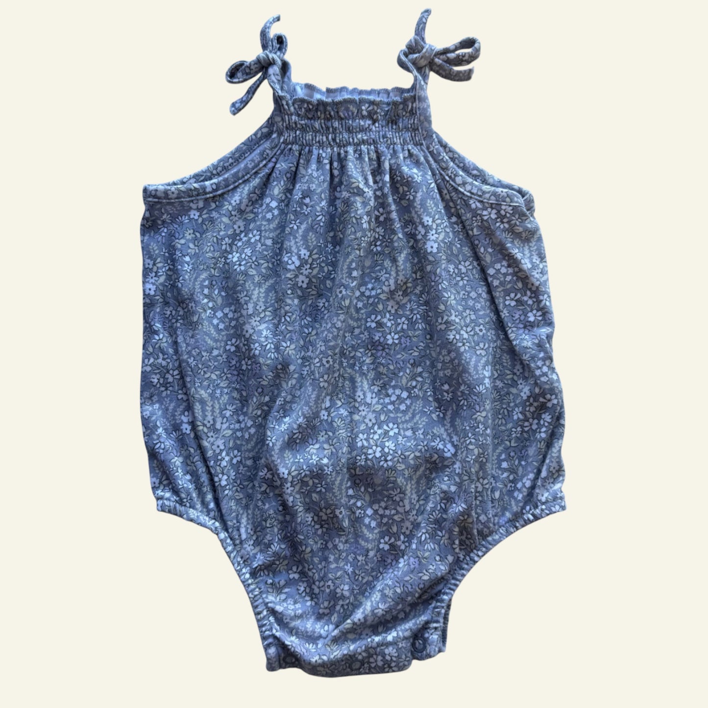 Jamie Kay blue floral romper size 1