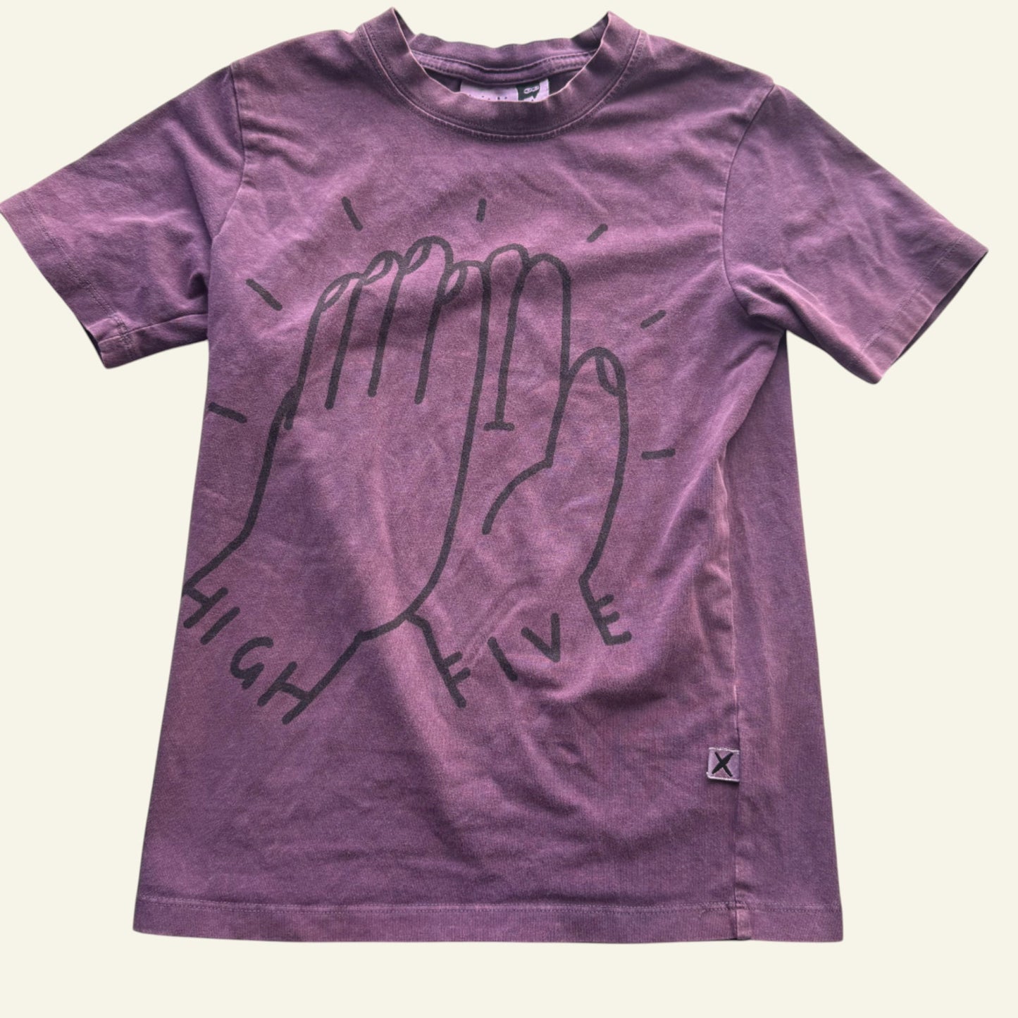 Minti purple high five tshirt size 5
