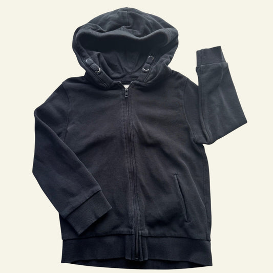 Zara boys black zip jacket dize 6