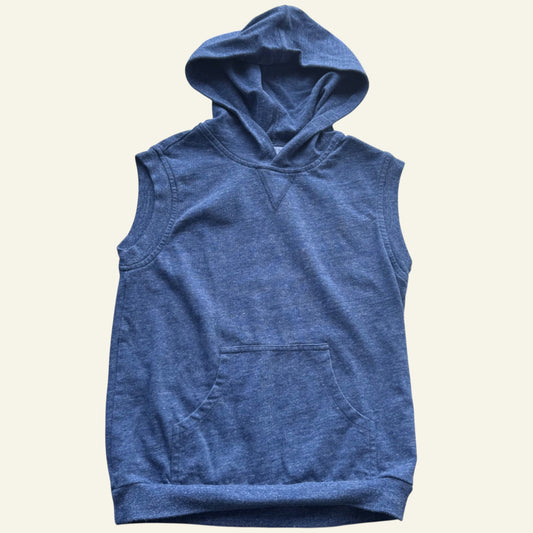 Witchery blue hooded vest size 6