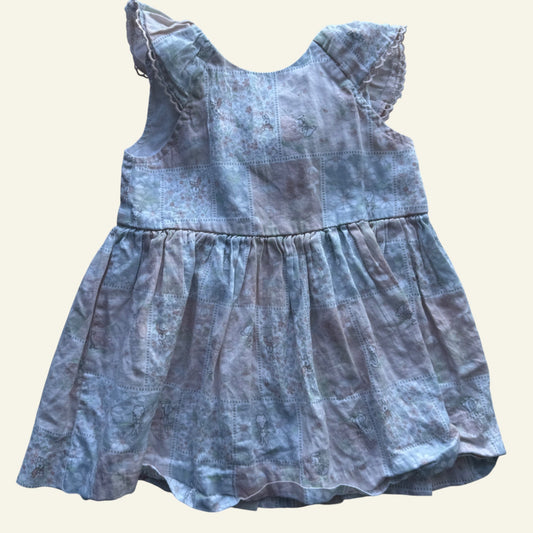 Peter Rabbit patchwork pattern dress size 0