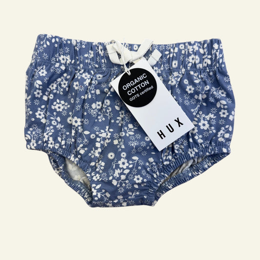 Hux blue floral bloomers size 1