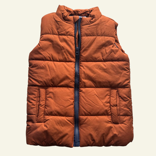 Anko orange puffer vest size 6