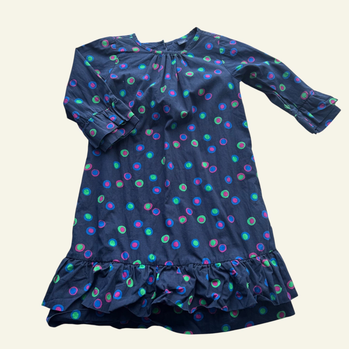 Baby Gap blue dotty dress size 5
