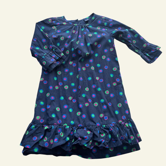 Baby Gap blue dotty dress size 5