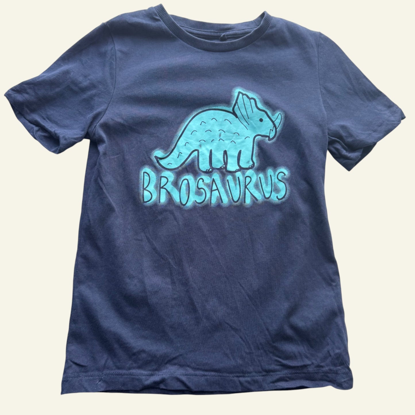 Brilliant Basics brosaurus blue tshirt size 5
