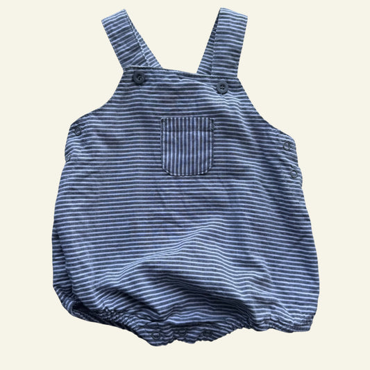 Ollies Place grey stripe overalls size 00